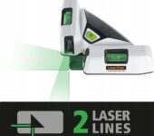 dwie zielone wiązki lasera SuperSquare-Laser2G